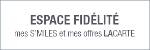 Espace fidélité mes s'miles et mes offres LACARTE